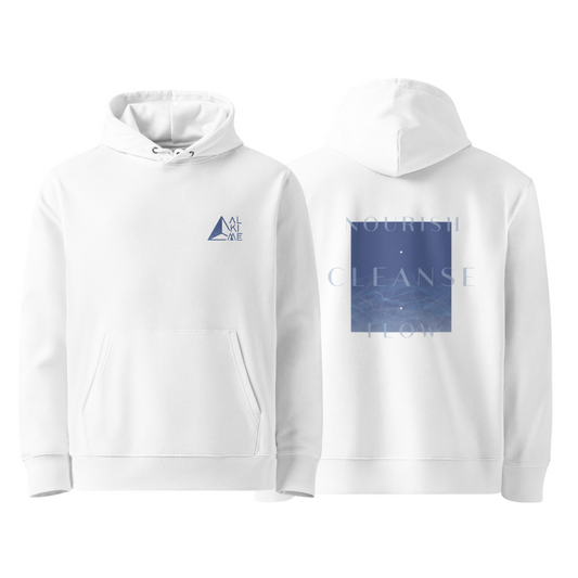 WATER Organic Cotton Hoodie / White