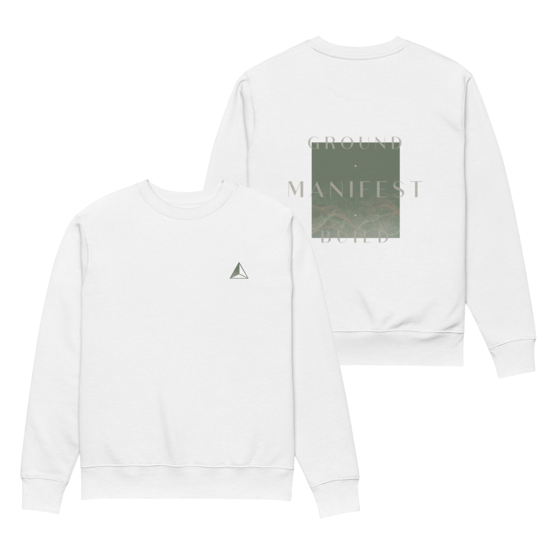 EARTH Eco Sweatshirt / White