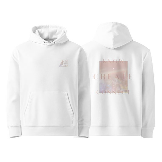 AETHER Organic Cotton Hoodie / White