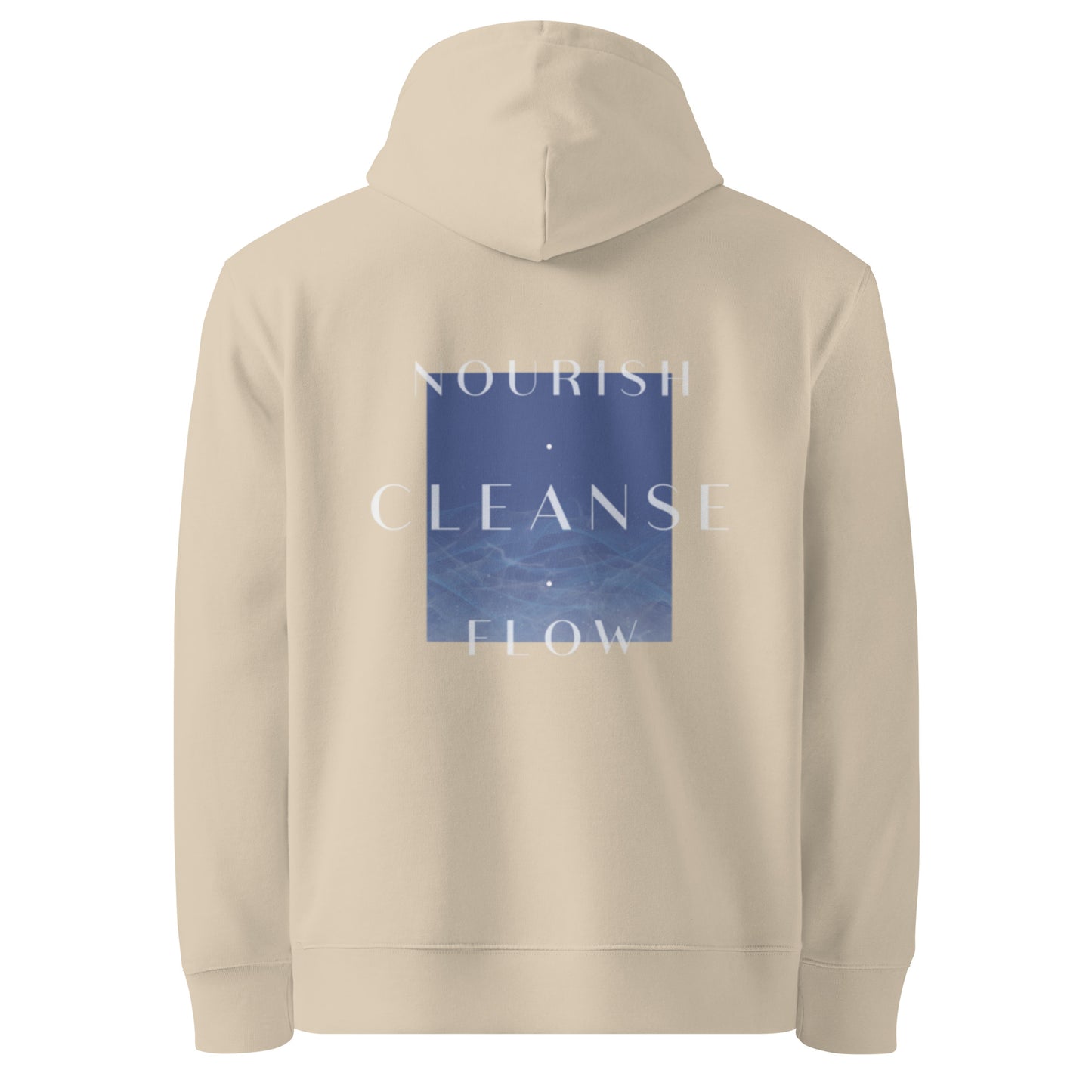 WATER Organic Cotton Hoodie / Beige