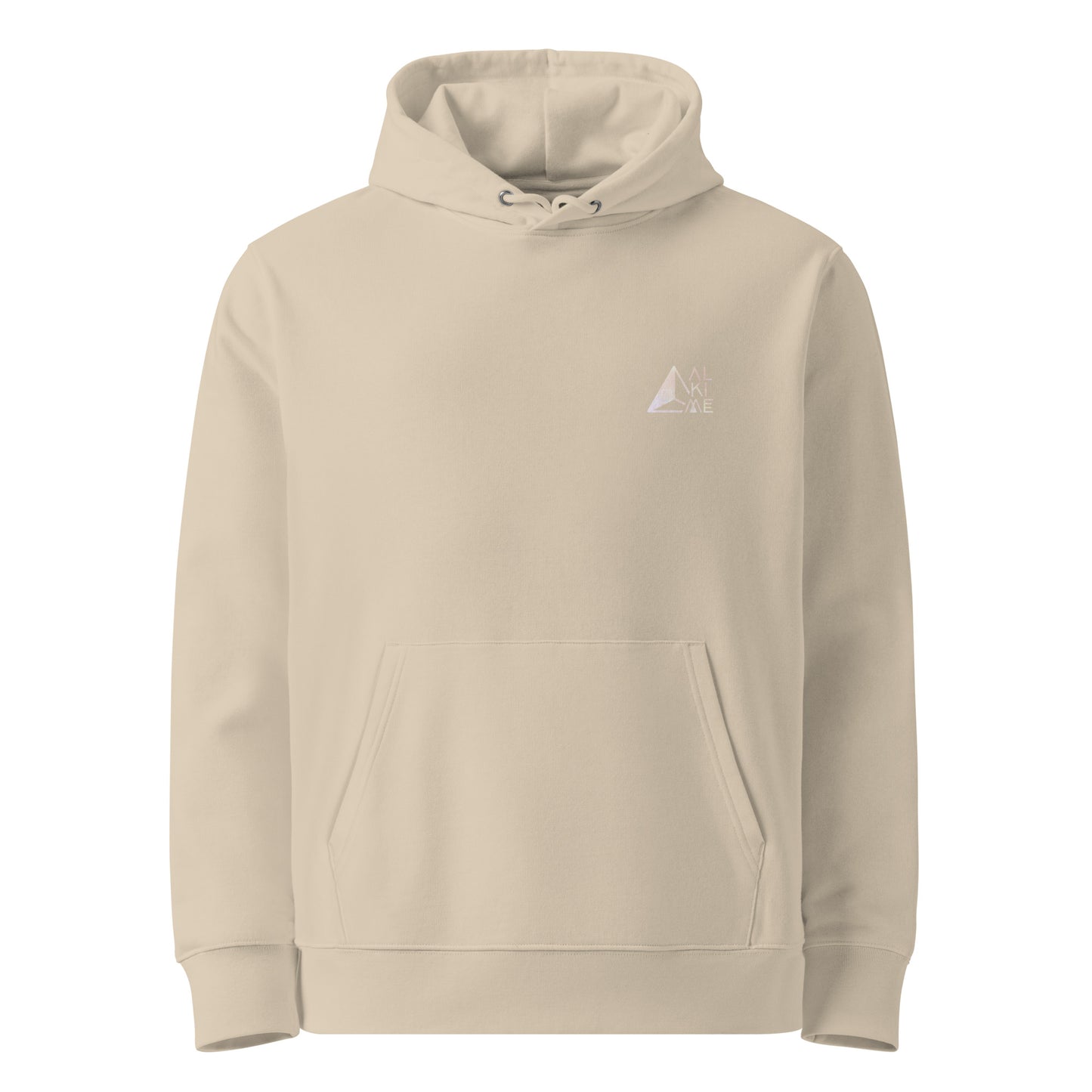 AETHER Unisex Organic Cotton Hoodie / Beige