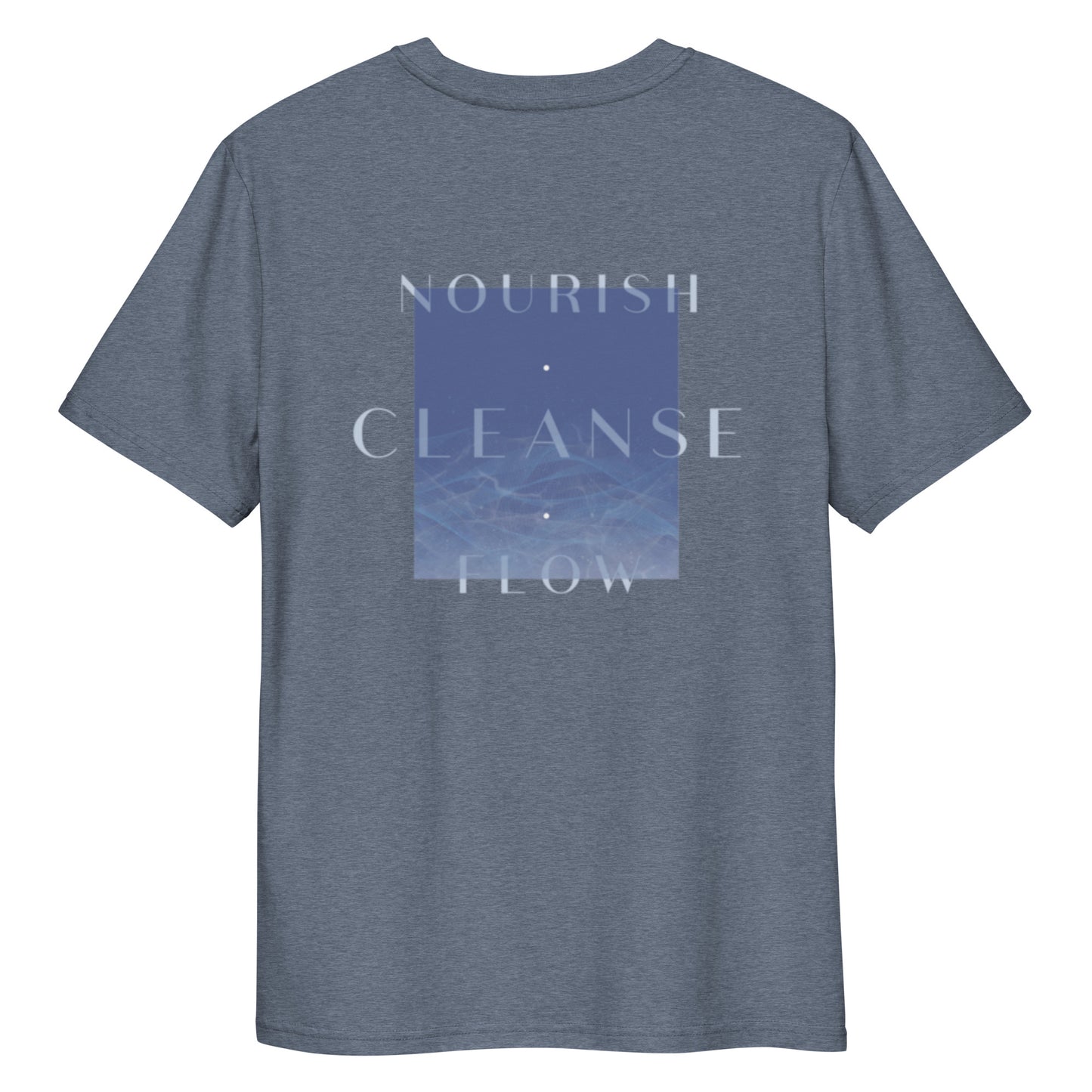 WATER Organic Cotton T-shirt / Marine Blue